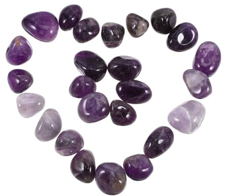 SOLUSTRE Natural Healing Crystals Large Rose Quartz Pink Quartz Crystal Irregularly Shaped Polished Stones 2-3cm 300g for Home Decoration and DIY Projects