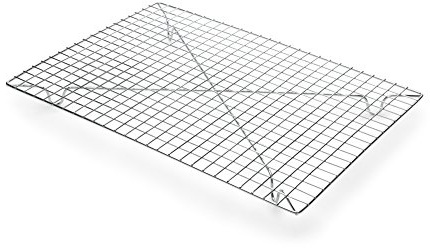 Fox Run Rectangular Cooling Rack, Iron/Chrome, 10-Inch x 14-Inch