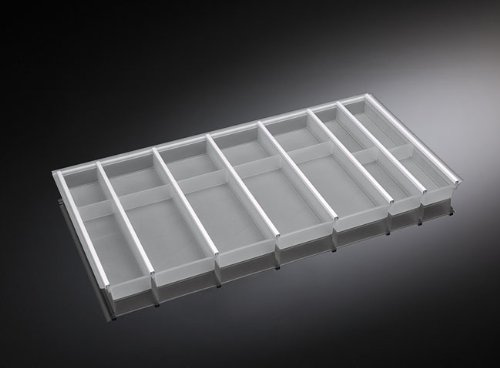 Naber Cuisio 100. Besteckeinsatz, graphit- transluzent