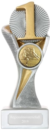 pokalspezialist Pokal Zahl Platz 1 2 3 mit Gravur Serie METZ