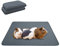 Snagle Paw Wiederverwendbare Haustier-Urinunterlage, 2er Pack 45 x 60cm Hundetrainingspad, Waschbar Welpenunterlage Schnell Absorbierend, Waschbare Wiederverwendbare Pflegeunterlage