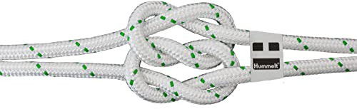 Hummelt Schot Seil Polyesterseil 8mm 25m weiß/grün