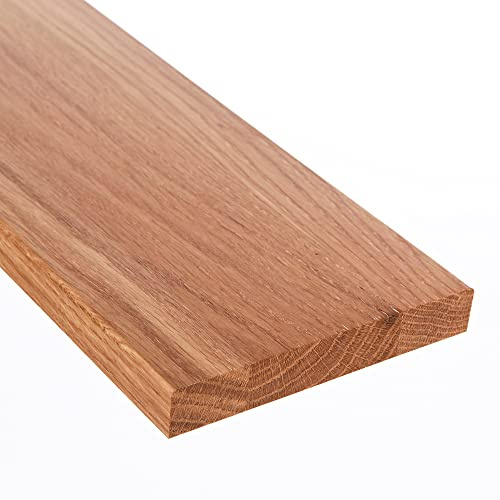 Türschwelle für Innentüren Eiche Holz Echtholz in den Maßen 1000x125x19mm in verschiedenen Oberflächen (geölt) | Verschiedene Oberflächen