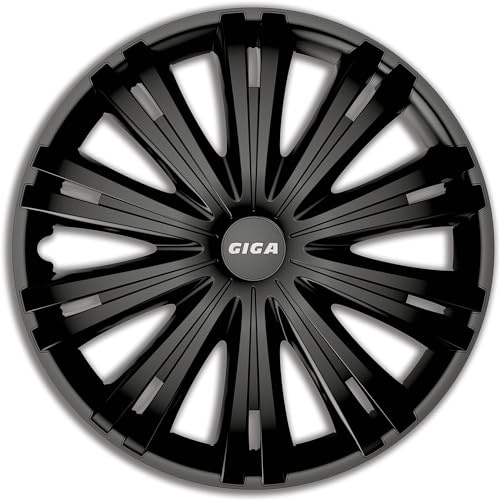 Radkappen GIGA Black PRO Schwarz 4er Pack Radzierblenden (16)
