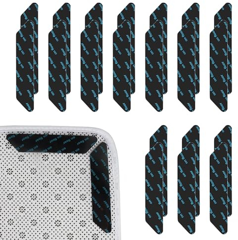 SYEYCW 20 Stück Teppich Antirutschunterlage, Teppich Stopper rutschfest, Wiederverwendbarer Waschbar Non-Slip Matte für Teppich, Teppich Rutsch Stop für Holz, Laminat, Marmor und Keramik-Fliesenböden