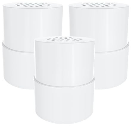 AQUA CREST Shower Filter Replacement for JOLIE® FILTERED SHOWERHEAD, High Pressure Shower Filter Replacement Cartridge For Healthier Hair & Skin, Pack of 3