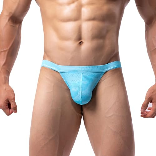 Summer Code Slips Calzoncillos Micro Mesh Hombre Talle Bajo Transpirables | Ropa Interior Expulsión de sudor, Tejido micro malla, Camo, fresco verano para running y oficina altas temperaturas