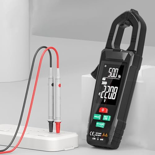 FY382 Smart Clamp Meter, High for PRECISION Digital Clamp Multimeter For Measuring AC Current From 100mA To 600A With Interface And Safety Alarm