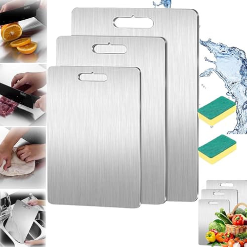 Chopping Board,Schneidebrett,Titan Schneidebrett,titanium schneidebretter titan schneidebrett 3er set,Cutting Board,Titanium Cutting Boards (1PCS, 1SET)