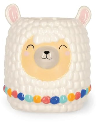 LEGAMI Candela di cera profumata, tema animale, con profumo di 40 ore, stoppino in cotone, profumo di fiori di lime e vaniglia (lama)