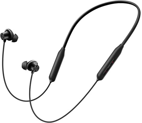 One Plus Bullets Wireless Z3 5 Bluetooth Headphones, Space Audio, 12.4mm Drivers, 36 Hour Battery Life (Mambo Midnight)
