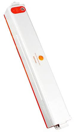 OFFSCH 1 Pièce Machine de Scellage Sous Vide Électrique Portable pour Conservation Alimentaire Scelleuse Automatique de Vide Rapide Orange