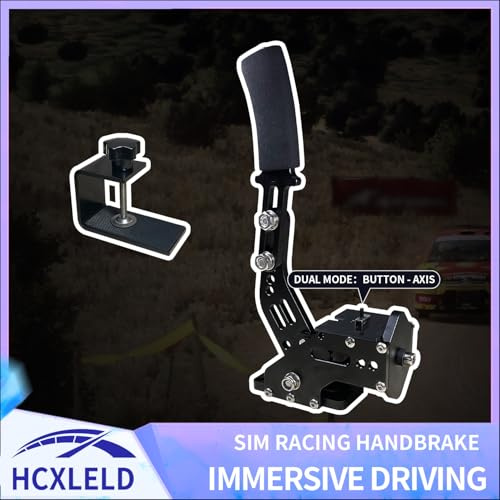 HCXLELD Sim Racing Handbrake, G29 Racing Wheel for PS4/PS5, G920 Racing Wheel for XBOX Series X/S, Xbox One, All Racing Wheels for Windows