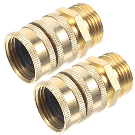 Didiseaon 2paires Kit de Raccord Rapide pour Tuyau Arrosage Pouce Adaptateur de Connexion de Tuyau Connecteur de Arrosage