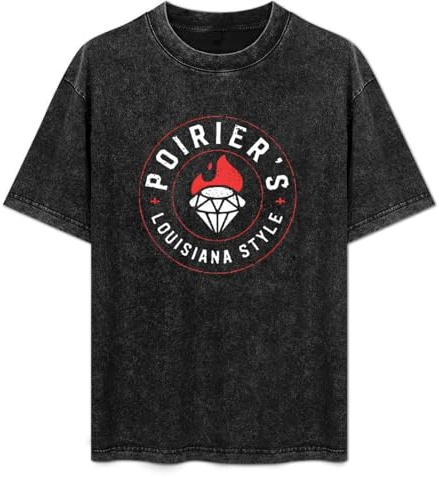 Poirier Louisana Style Hot Sauce Logo Men's T-Shirt Unisex White Tee Clothing S