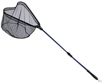 Laguna Teleskop Algenkescher, Teichkescher, Kescher, mit Teleskopstil aus Aluminium, grobmaschig, Gesamtlänge 93-131cm