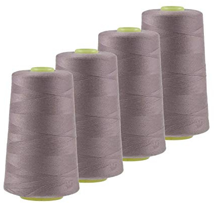 4 x 4572m Qualitäts Overlock-Garn Overlock-Nähgarn Oeko-Tex Farben 661 bis 700