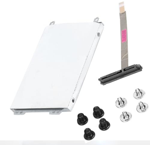 Dpofirs 2.5 SATA HDD/SSD Mounting Bracket, HDD Tray Bracket Hard Drive Holder with Hard Drive Cable for Lenovo L340‑15IWL/L340‑15IRH/L340‑15API