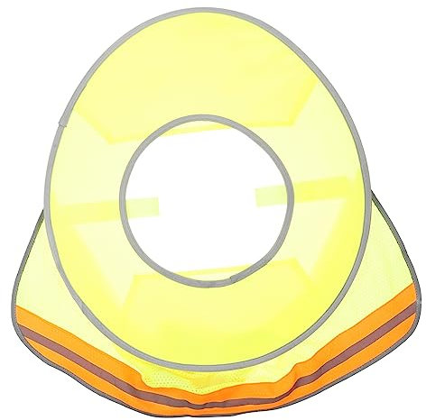 Helm Sonnenschutzgewebe Gelb mit Breiter Krempe, Reflektierend