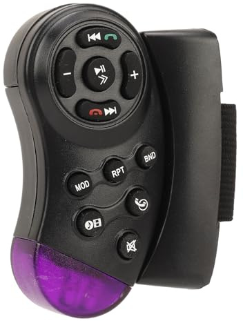 Fydun Controllo Remoto dello Stato della Ruota, Compatibile con Tutti i Dispositivi Auto, Ampia Gamma di Controllo di 8 Metri, Design Ergonomico, Funziona con VCD DVD e MP5