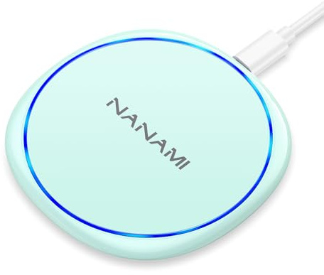NANAMI Wireless Charger for iPhone and Samsung - Wireless Charging Pad 10W Max for iPhone 17 16 15 14 13 12 SE2 11 Xs XR X Plus New Airpods and Galaxy S26 S25 Ultra S24 S23 S22 S21 S20 S10