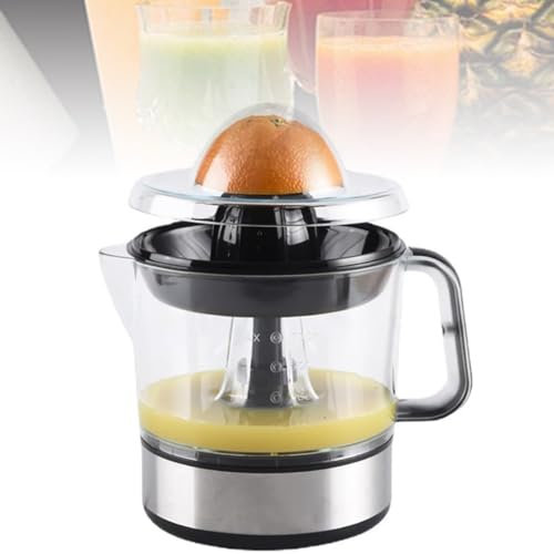 Electric Citrus Juicer, 45W Fresh Fruit Squeezer Machine Built-in Filter, Automatic Lever Press Extractor Two-way Cone Head Without Sharp Cone Head, for Freshly Squeezed Orange Juice, Lemons