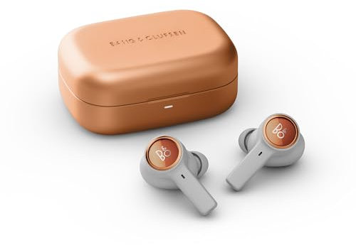 Bang & Olufsen Beoplay Eleven Wireless Earbuds, In-Ear Headphones with Improved Noise Cancellation, Bluetooth Multipoint, for Mobile Use and Noisy Environments - Copper Tone