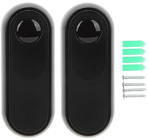 Wakects Sensor de Haz de Puerta Infrarroja, Sensores de Fotocélula Infrarroja Tipo de Lente Elemento óptico para Puertas Correderas Batientes de Garaje Control de Acceso Sistemas de