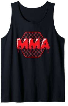 MMA Käfig mit Gitter Mixed Martial Arts Tank Top