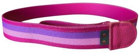 Ed&Kids Kindergürtel ohne Schnalle Streifen pink