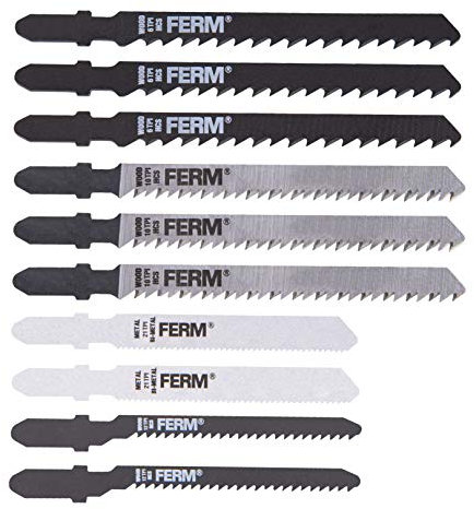 Hojas para sierra de calar FERM (Set de 10 unidades)