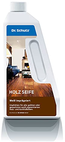 Dr. Schutz Savon en bois blanc 750 ml | Nettoyage et entretien des sols en bois blanc et des sols en liège | Savon pour sols en bois | Nettoyant pour sols en bois à base de savon | Savon en bois