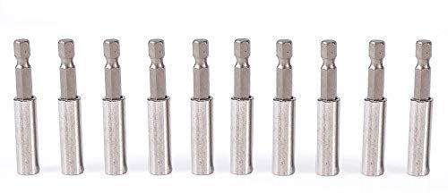Prolunga Elettrica-Samfox Presa per Prolunga Cacciavite Magnetico, Porta Punte da Trapano Utensili Elettrici Esagonali da 1/4, Confezione da 10 Pezzi