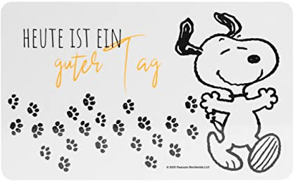 The Peanuts Snoopy Bandeja para desayuno, tabla de cortar, resistente a arañazos e higiénica, formica
