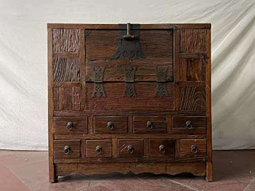 Kunibert Antike Mittelalterliche Kommode Sideboard Schrank Anrichte Apothekerschrank Breite 92xHöhe88cm