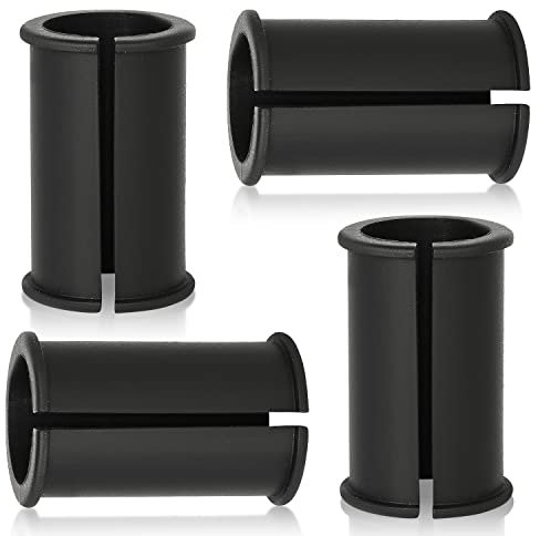 AIEX 4 Stück Mikrofon Stoßdämpfer Gummi Hülse, 45x20mm Robust Mikrofon Stoßdämpfer Gummi Abstandshalter Rohr Gummi Unterlegscheibe Mikrofon Zubehör Kompatibel mit den Meisten Kameras