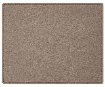 Eglooh - Palladio - Mauspad aus echtem Leder Taupe Grau cm 25x20 - Mousepad für Schreibtisch und Büro, handwerkliche Nähte und Rutschfester Boden - Made in Italy