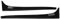 Ala Laterale Lunotto Posteriore, 2 Pezzi ABS Spoiler Ala Laterale Lunotto Posteriore per Auto Adatto per Volkswagen Golf 7 14-19