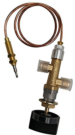 Raccord Valve Propane Lpg Gaz Fire Pit Control Soupape De Sécurité Dispositif De Défaillance De La Flamme Robinet De Chauffage Au Gaz avec Thermocouple Et Bouton