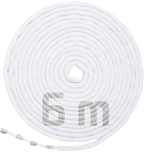 Ziamzra Bleiband für Gardinen 50g Bleiband ca. 6m Gardinenbeschwerer Schwer Vorhang Beschwerer Schneidbar Bleiband für Moskitonetz Tischdecke Vorhänge Wohnzimmer Duschvorhang Gardinen Zubehör - 50g/m