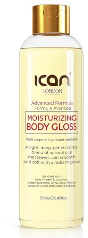 ican London Moisturizing Body Gloss Oil 250ml