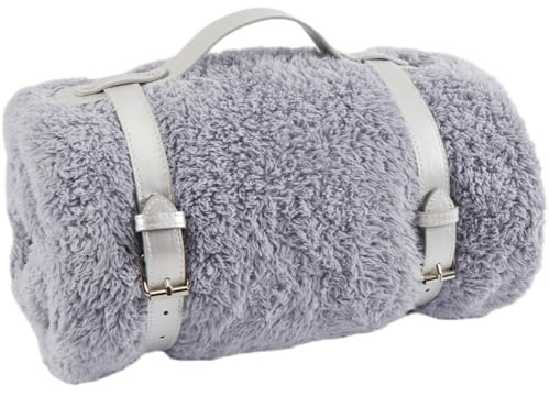 GORGECRAFT Tragegurt Für Picknickdecke Leder Yogamatten-Gurt Tragegurt Kunstleder Silberfarben Verstellbare Schnallen Reisedecke Motorrad Camping Schlafsack Bettrolle Gurte Zum Tragen Im Freien