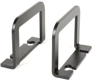 Gepäcköse Gepäckhaken Durchstieg schwarz pulverberschichtet kompatibel mit Vespa PX, Sprint, Rally, T5, PK, V50, PV 125, ET3, VNB