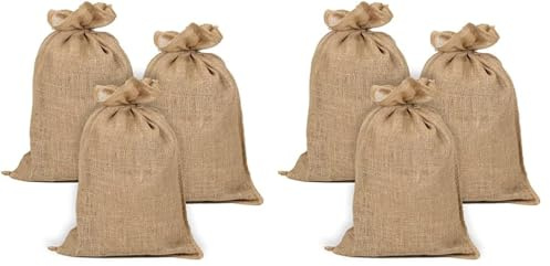 Lot 3 Sacs Toile de Jute, 42 x 70 cm, 220 gr/m2, 15kg -La Cordeline ACJN4270-L3 Naturel (Lot de 2)