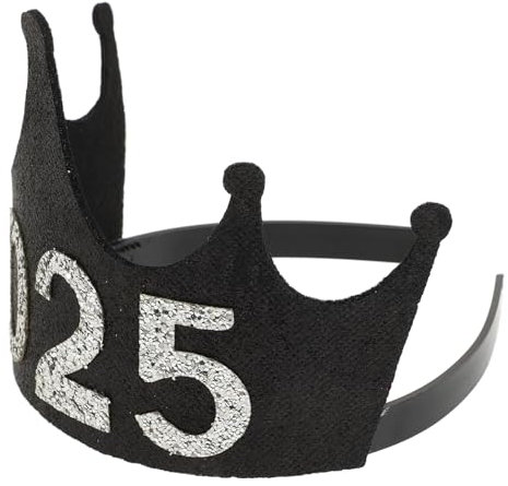 UPKOCH Glitzernde Year Krone Haarband Für Neujahrspartys Funkelnde Accessoires Für Festliche Feiern Dekoration Festzubehör Für Unvergessliche Momente