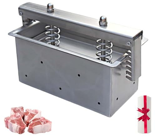 ANGDI Herramienta de prensado de Carne, Herramienta de prensado de Carne de jamón, Molde de Prensa de Carne de jamón de Acero Inoxidable, Herramienta de formación Manual, Herramienta de Cocina(1.5kg)