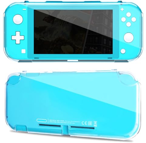 Coque Protection pour Nintendo Switch Lite, Résistant Coque Switch Lite Souple Housse TPU avec Absorbant Les Chocs et Anti-Rayures Étui Voyage Fin Accessoires Protection (Transparent)