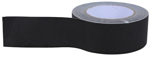 TOBBOMEY Heavy Duty Matte Gaffer Tape Yards Black Easy Tear Carpet Repair Tape Non-reflective Floor Marking for Rug Securing Cable Cover Multipurpose Industrial Use