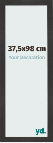 yd. Bilderrahmen 37.5x98 cm Schwarz Matt - Holz Rahmen Bologna | Your Decoration, Acrylglas aus Kunststoff, Wandmontage, Geeignet für Fotos, Poster und Puzzles, Made in Holland