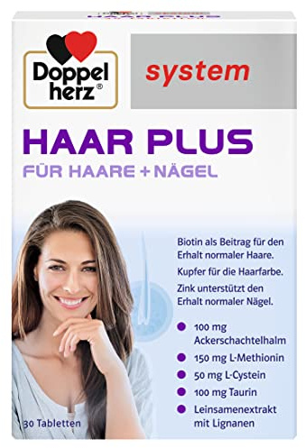 Doppelherz system Haar Plus Kapseln für Haare und Nägel, 30 St. Kapseln